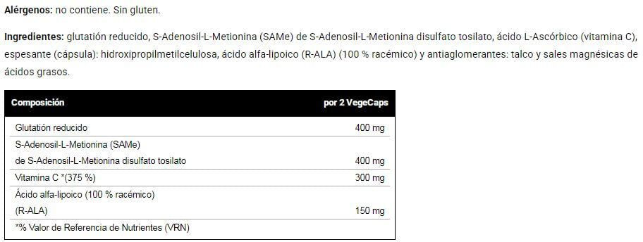 Información nutricional
